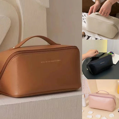 [2024 New Arrivals] Travel Cosmetic WaterProof Portable Leather Bag